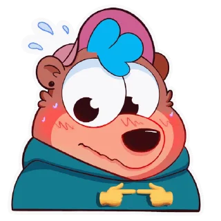 Video sticker 🙈 Toasty (animated) by AffenToasty