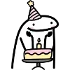 Sticker 🥳 @sticker_by_me muallif) kulgul :: @fStikBot