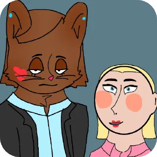 Telegram sticker ❤ Хуемчики