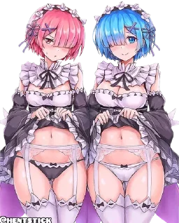 Video sticker 🥵 Ram Rem @hentstick