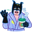 Телеграм стикер 👋 Batman vs. Life Crisis