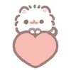 Sticker 💝 pomeranian mochi  ♡  @ririmoji
by mal (line)