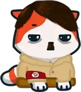 Telegram sticker 😒 Marsey the cat :: @fStikBot