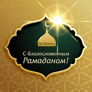 Telegram sticker ☪️ Сам токой