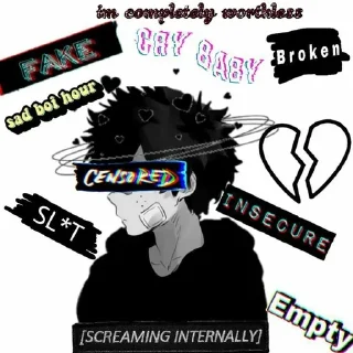 Video sticker 🌟 Sadboy anime @kimdokja_a :: @fStikBot