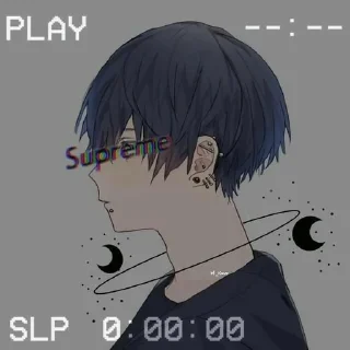 Telegram sticker 🌟 Sadboy anime @kimdokja_a :: @fStikBot