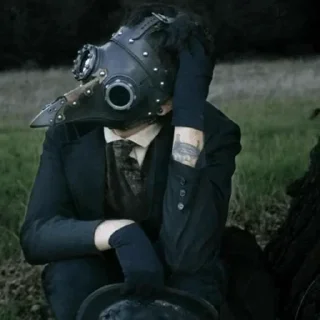 Telegram sticker 🕸 ⸸•𝔇𝔯 𝔓𝔩𝔞𝔤𝔲𝔢 @play_with_fire