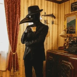 Telegram sticker 🕸 ⸸•𝔇𝔯 𝔓𝔩𝔞𝔤𝔲𝔢 @play_with_fire