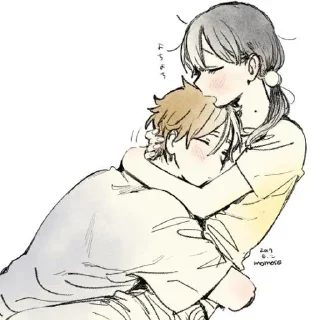 Telegram sticker 😴 Anime love