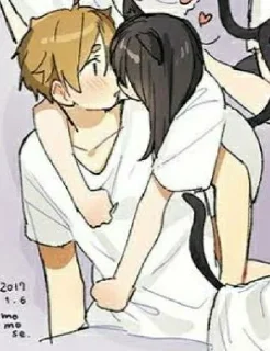 Telegram sticker ❤️ Anime love