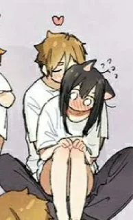 Telegram sticker ❤️ Anime love