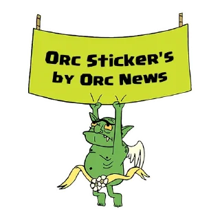 Sticker 🫶 Orc Stickers @ON_CoC