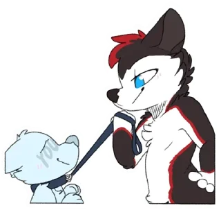 Telegram stiker 🐶 Kipi Furry 🦊 NSFW — @stckrRobot