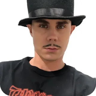 Telegram sticker 🎩 ян топлес  - @violamam