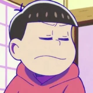 Telegram sticker 😒 Osomatsu san