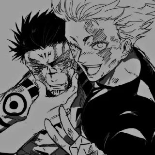 Telegram sticker 🌗 JJK- @DarkerFlag