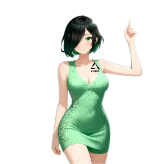 Telegram sticker 👗 edgeX L @tetelog