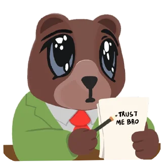 Telegram sticker 😬 Steady Teddys
