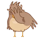 Телеграм стикер 🤦‍♂️ Sharp-eyed Falcon