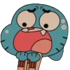 Video sticker 😰 gumball ➜ @emoji1