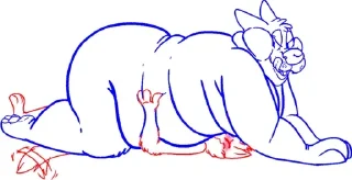 Video sticker 🥴 🦊 Furry Bellies / @FurryBellyHub