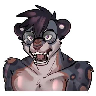 Telegram stiker 😠 115 the Snow Leopard