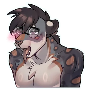 Telegram stiker 🥵 115 the Snow Leopard