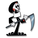 Telegram sticker 💀 Cartoon90s