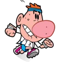 Telegram sticker 🏃 Cartoon90s