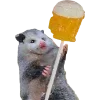 Sticker 🫥 Opossums by @sweetestmemor1es