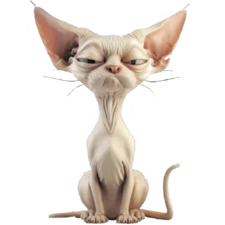 Telegram sticker 😒 Кринжовый Сфинкс @Nyasticks