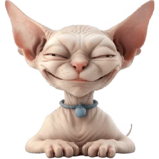 Telegram sticker 🙃 Кринжовый Сфинкс @Nyasticks