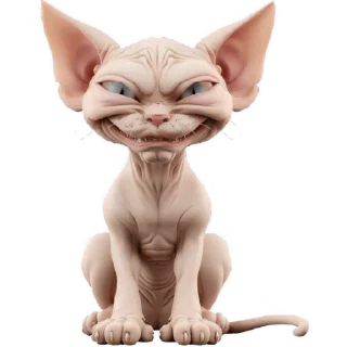 Telegram sticker 🤪 Кринжовый Сфинкс @Nyasticks