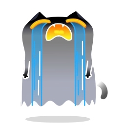 Telegram sticker 😭 Shadow Kitty