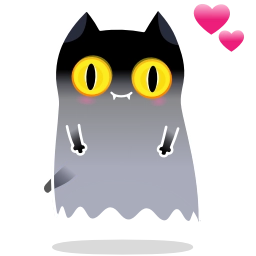 Telegram sticker 😘 Shadow Kitty