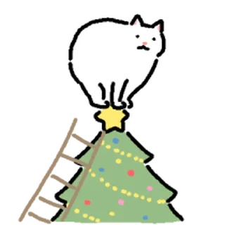 Telegram sticker ⭐ 겨울 고앵이모음 @moe_sticker_bot