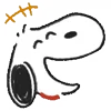 Video sticker 😀 Snoopy Drawn @TgEm...