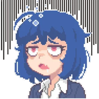 Telegram sticker 😴 Pixel-Milk @MilkMind_Jeezs