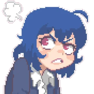 Telegram sticker 😡 Pixel-Milk @MilkMind_Jeezs