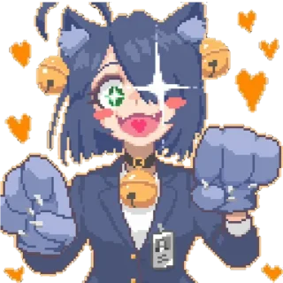 Telegram sticker 😜 Pixel-Milk @MilkMind_Jeezs