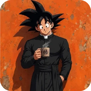 Telegram sticker 🖼 Padre Goku