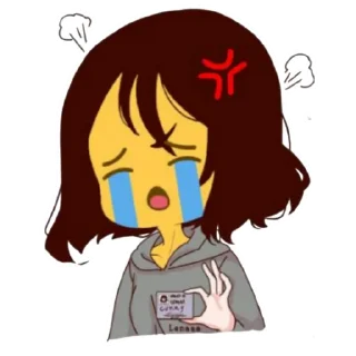 Telegram sticker 😭 Cute & Funny Stickers — by @CunnyHvn