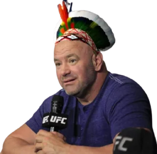 Telegram sticker 😐 Unidos por el UFC