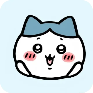 Telegram sticker 👓 はっちわれ|hachiware