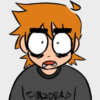Telegram sticker 😨 SCOTT MY ICON 🎂🎂