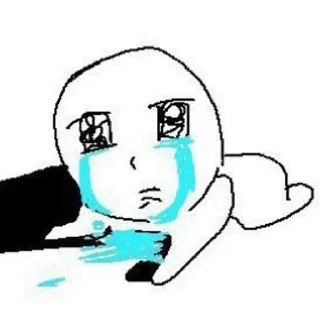 Telegram sticker 😢 Я хуею с этой дуры