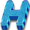 Video sticker 🔠 sparcles blue ➜ ...