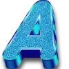 Sticker 🔠 sparcles blue ➜ ...