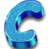 Video sticker 🔠 sparcles blue ➜ ...