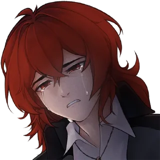Telegram sticker 😭 Diluc by SKNVeresk